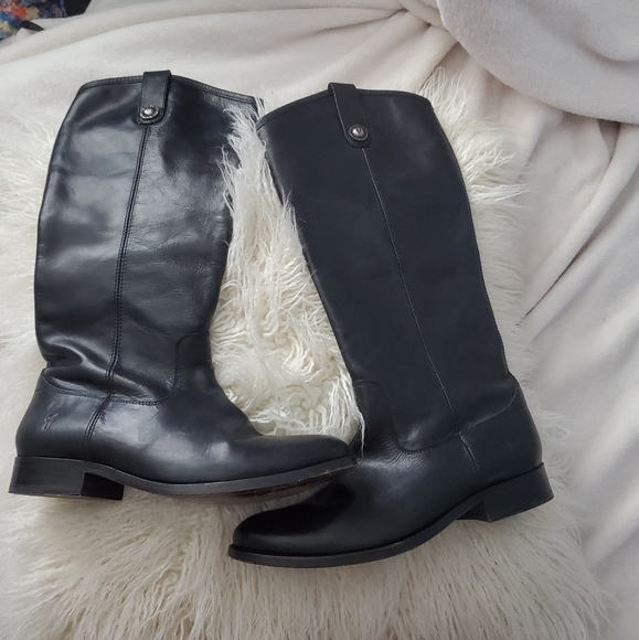 Frye Melissa Lug Tall Boots - Picture 3 of 8